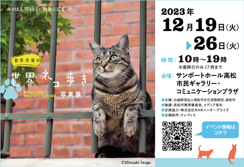 写真展「岩合光昭の世界ネコ歩き」